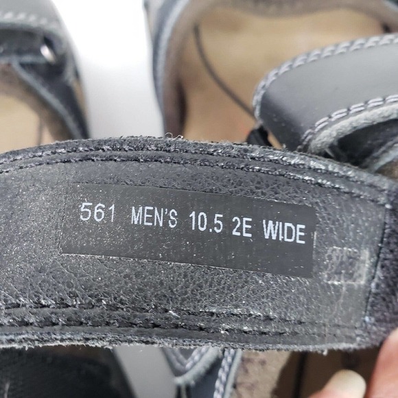 Orthofeet Black Cambria Diabetic Sandals Mens Comfort Shoes Walking - Picture 10 of 13